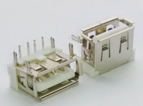 USB AF 90度縮短插板鐵殼四支腳
