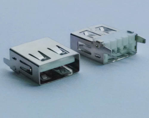 USB AF 180度插拔 2&3短路