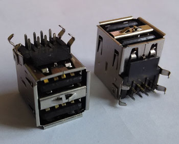 USB AF 90度 雙層