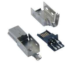 Mini USB -5P組裝方式